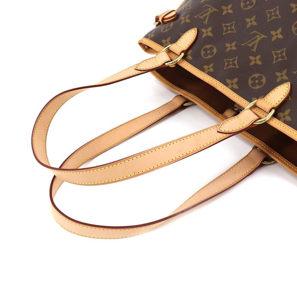 Louis Vuitton Monogram Batignolles Horizontal Tote Brown Gold Metal Fittings - Picture 5 of 9